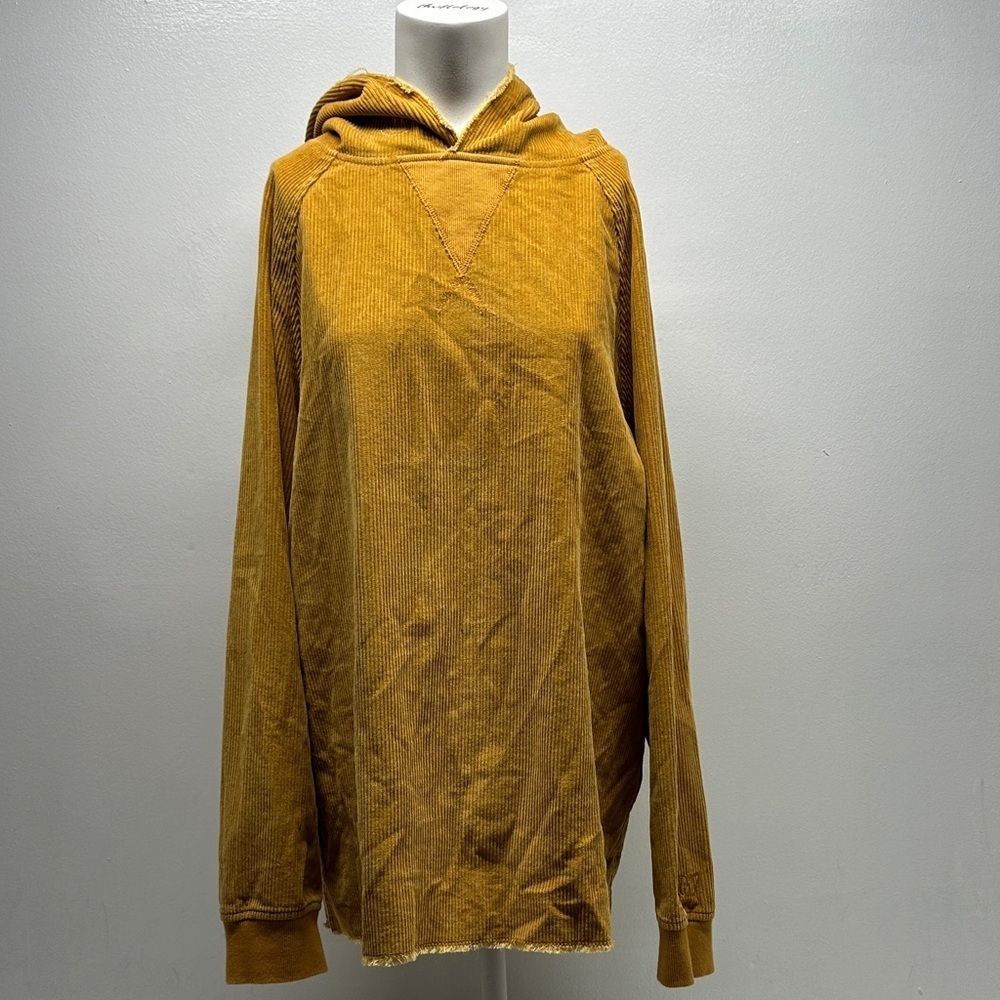 Drew House Justin Bieber Corduroy Hoodie Sweatshirt Raw Hem Cotton Size XS / S